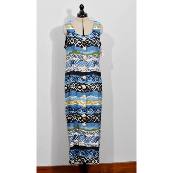 R. J. Stevens Tiki Dress NOS - Picture 2 of 6